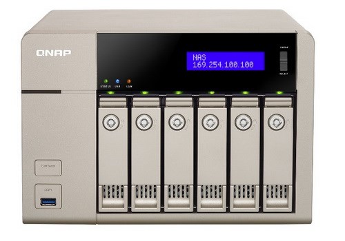 ذخیره ساز شبکه NAS کیونپ TVS-663-4G Diskless100272